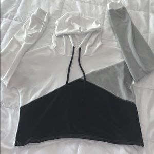 Hoodie Crop-Top